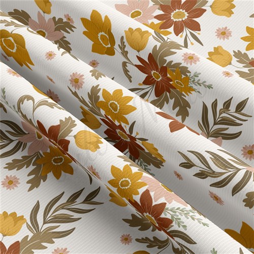 Floral Rib Knit Fabric, RBK2176 & Get a Free $89.99 Embroidery Bundle