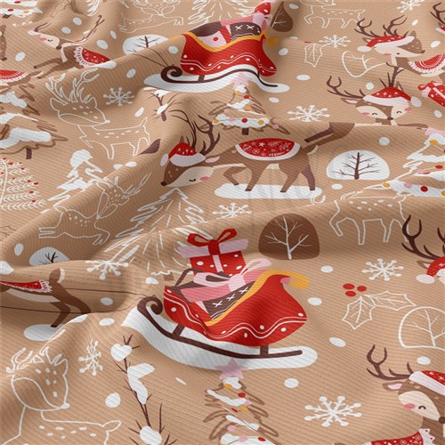 Christmas Rib Knit Fabric, RBK2166 & Get a Free $89.99 Embroidery Bundle