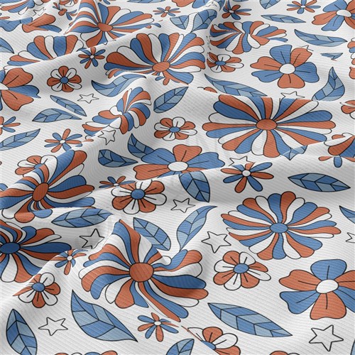 4th of July Patriotic Rib Knit Fabric, RBK2188 & Get a Free $89.99 Embroidery Bundle