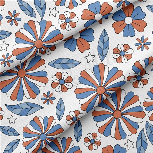 4th of July Patriotic Rib Knit Fabric, RBK2188 & Get a Free $89.99 Embroidery Bundle