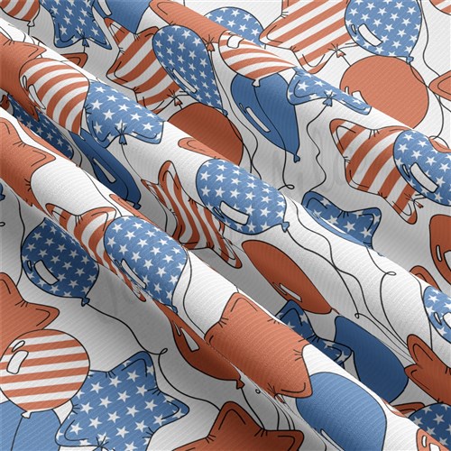 4th of July Patriotic Rib Knit Fabric, RBK2187 & Get a Free $89.99 Embroidery Bundle
