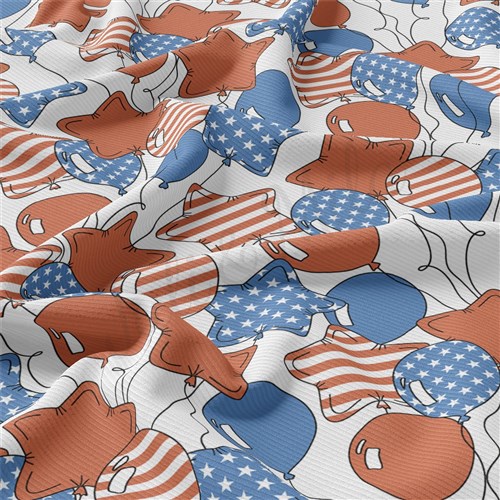 4th of July Patriotic Rib Knit Fabric, RBK2187 & Get a Free $89.99 Embroidery Bundle