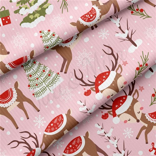 Christmas Rib Knit Fabric, RBK2182 & Get a Free $89.99 Embroidery Bundle