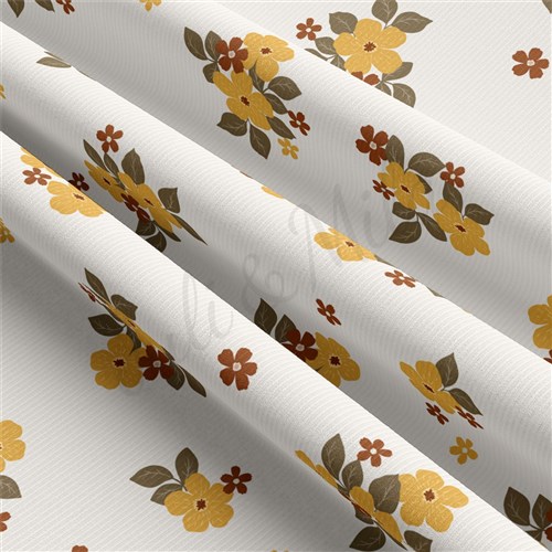 Floral Rib Knit Fabric, RBK2179 & Get a Free $89.99 Embroidery Bundle