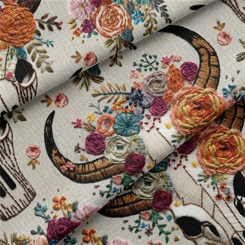 Floral Embroidery Rib Knit Fabric, RBK1790 & Get a Free $89.99 Embroidery Bundle