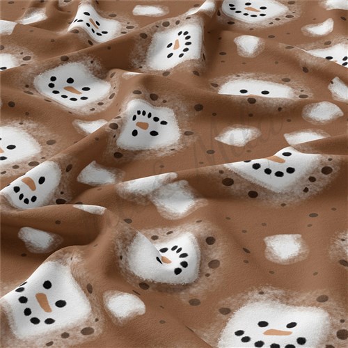 Christmas Double Brushed Polyester Fabric Jersey Stretchy Soft Polyester Stretch Fabric