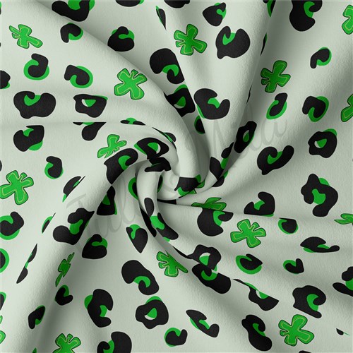 St. Patrick's Day Double Brushed Polyester Fabric Jersey Stretchy Soft Polyester Stretch Fabric
