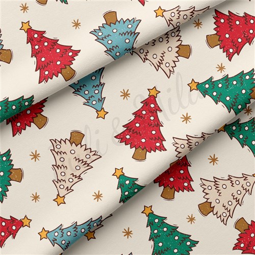 christmas Double Brushed Polyester Fabric Jersey Stretchy Soft Polyester Stretch Fabric