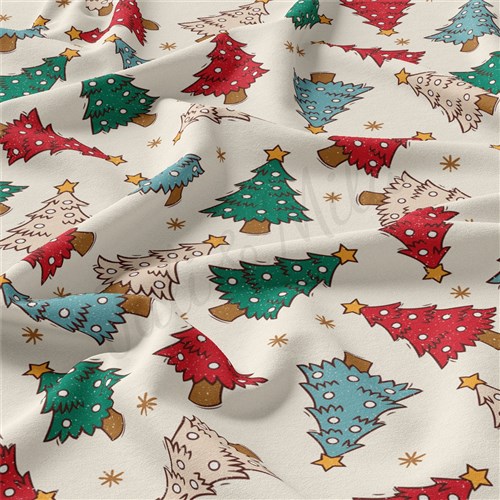 christmas Double Brushed Polyester Fabric Jersey Stretchy Soft Polyester Stretch Fabric