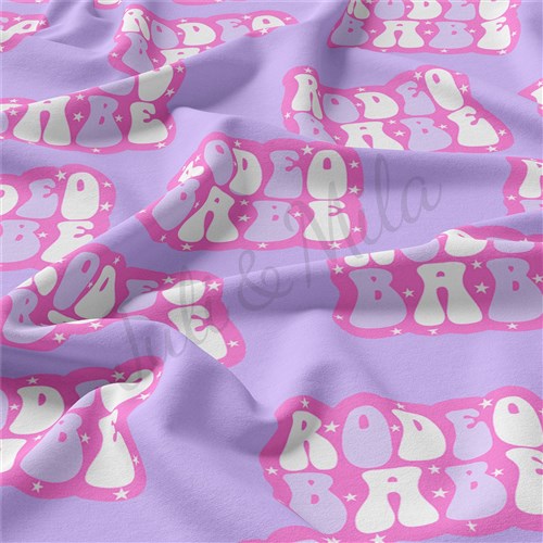 Rodeo Baby Double Brushed Polyester Fabric Jersey Stretchy Soft Polyester Stretch Fabric