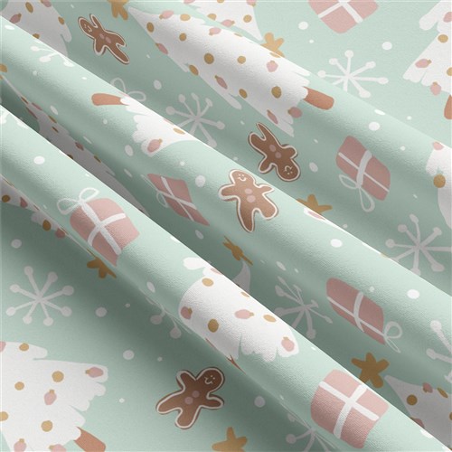 Christmas Double Brushed Polyester Fabric Jersey Stretchy Soft Polyester Stretch Fabric