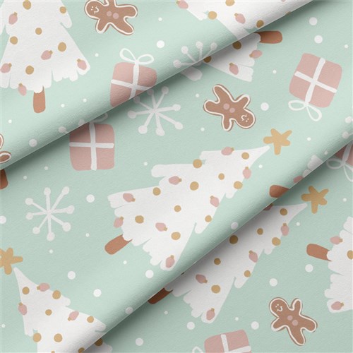 Christmas Double Brushed Polyester Fabric Jersey Stretchy Soft Polyester Stretch Fabric