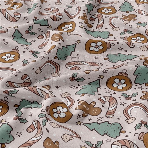 Christmas Double Brushed Polyester Fabric Jersey Stretchy Soft Polyester Stretch Fabric