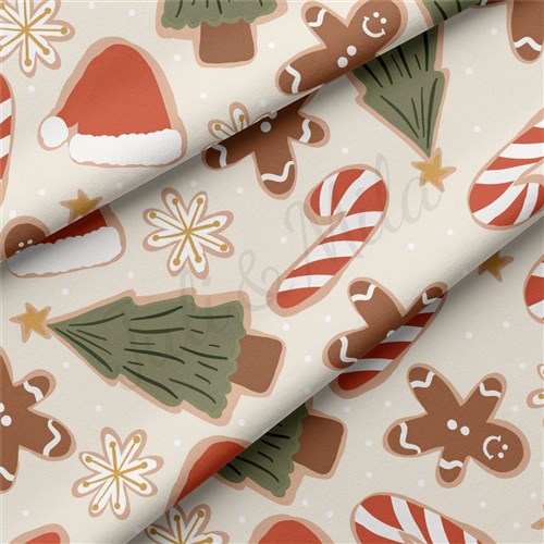 Christmas Double Brushed Polyester Fabric Jersey Stretchy Soft Polyester Stretch Fabric