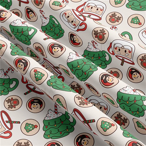 christmas Double Brushed Polyester Fabric Jersey Stretchy Soft Polyester Stretch Fabric