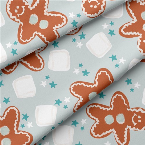 Christmas Double Brushed Polyester Fabric Jersey Stretchy Soft Polyester Stretch Fabric