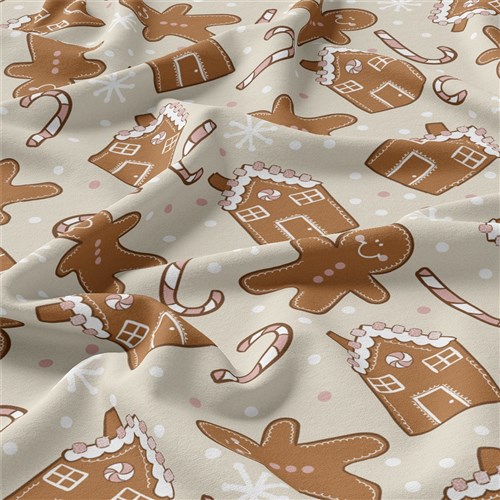 Christmas Christmas Double Brushed Polyester Fabric Jersey Stretchy Soft Polyester Stretch Fabric