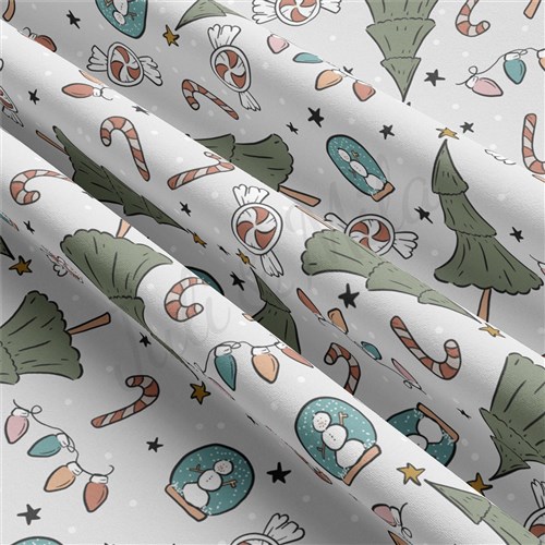 Christmas Christmas Double Brushed Polyester Fabric Jersey Stretchy Soft Polyester Stretch Fabric