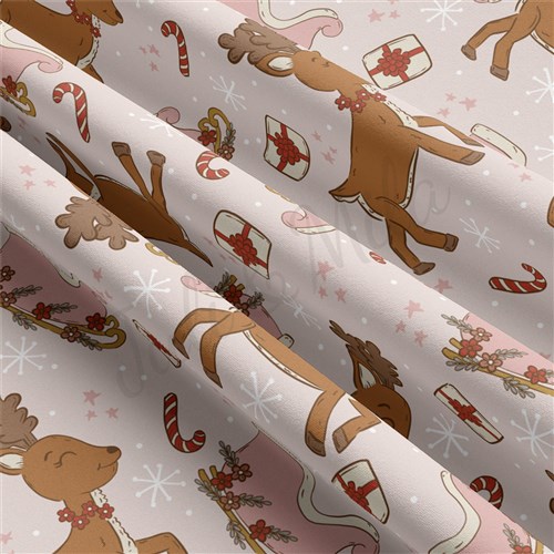 Christmas Christmas Double Brushed Polyester Fabric Jersey Stretchy Soft Polyester Stretch Fabric