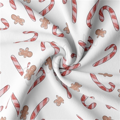 Christmas Christmas Double Brushed Polyester Fabric Jersey Stretchy Soft Polyester Stretch Fabric