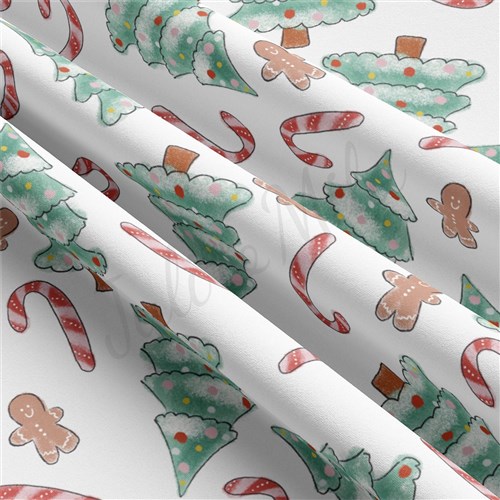 Christmas Christmas Double Brushed Polyester Fabric Jersey Stretchy Soft Polyester Stretch Fabric