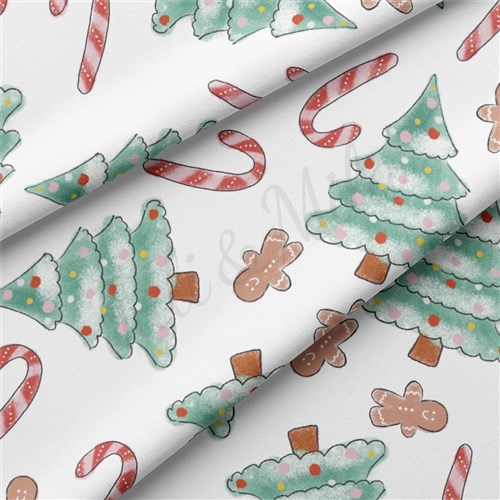 Christmas Christmas Double Brushed Polyester Fabric Jersey Stretchy Soft Polyester Stretch Fabric