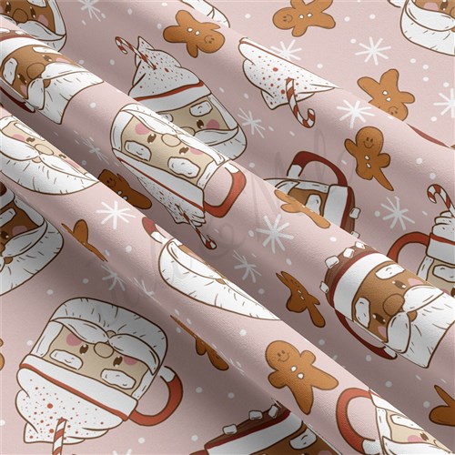 Christmas Christmas Double Brushed Polyester Fabric Jersey Stretchy Soft Polyester Stretch Fabric