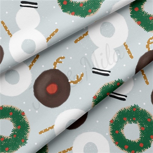 Christmas Christmas Double Brushed Polyester Fabric Jersey Stretchy Soft Polyester Stretch Fabric