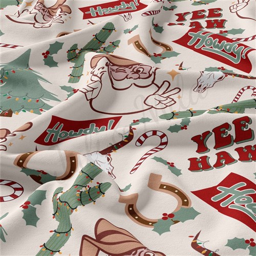 Christmas Christmas Double Brushed Polyester Fabric Jersey Stretchy Soft Polyester Stretch Fabric