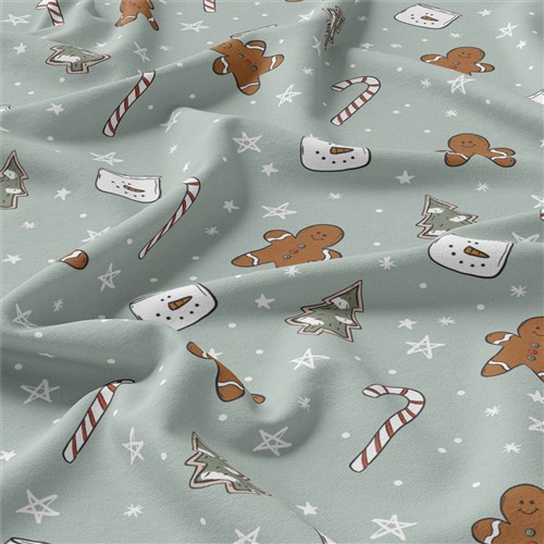 Christmas Christmas Double Brushed Polyester Fabric Jersey Stretchy Soft Polyester Stretch Fabric