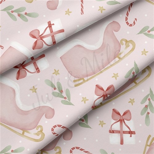 Christmas Christmas Double Brushed Polyester Fabric Jersey Stretchy Soft Polyester Stretch Fabric