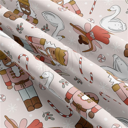 Christmas Christmas Double Brushed Polyester Fabric Jersey Stretchy Soft Polyester Stretch Fabric