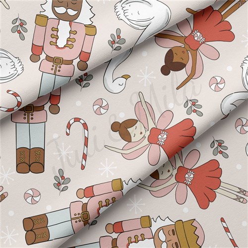 Christmas Christmas Double Brushed Polyester Fabric Jersey Stretchy Soft Polyester Stretch Fabric