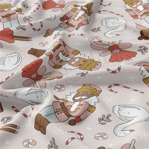 Christmas Christmas Double Brushed Polyester Fabric Jersey Stretchy Soft Polyester Stretch Fabric