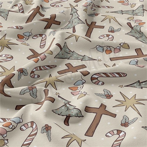 Christmas Christmas Double Brushed Polyester Fabric Jersey Stretchy Soft Polyester Stretch Fabric