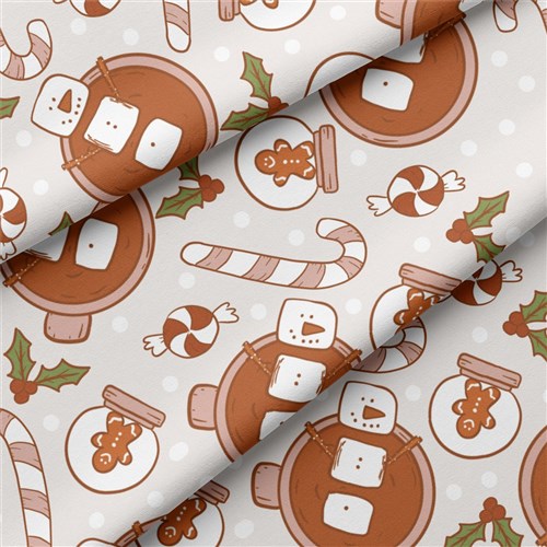 Christmas Christmas Double Brushed Polyester Fabric Jersey Stretchy Soft Polyester Stretch Fabric