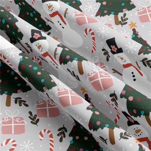 Christmas Christmas Double Brushed Polyester Fabric Jersey Stretchy Soft Polyester Stretch Fabric