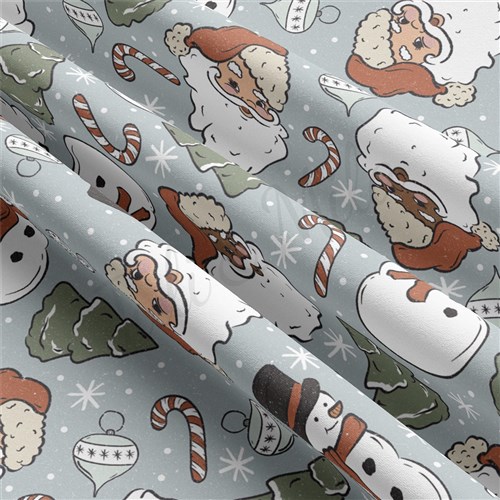 Christmas Christmas Double Brushed Polyester Fabric Jersey Stretchy Soft Polyester Stretch Fabric