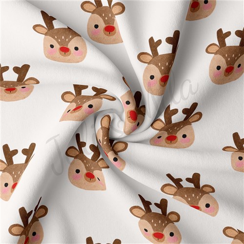 Christmas Double Brushed Polyester Fabric Jersey Stretchy Soft Polyester Stretch Fabric