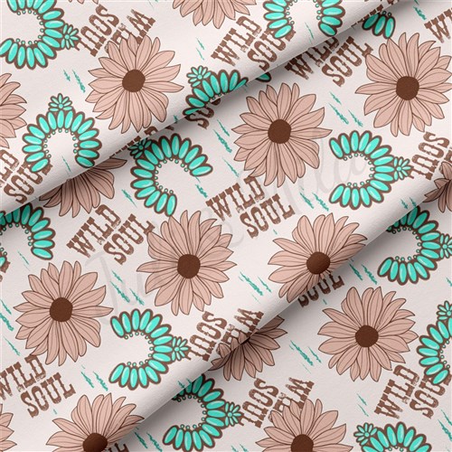 Wild Soul Boho Double Brushed Polyester Fabric Jersey Stretchy Soft Polyester Stretch Fabric