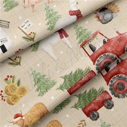 Christmas Rib Knit Fabric, RBK2013 & Get a Free $89.99 Embroidery Bundle