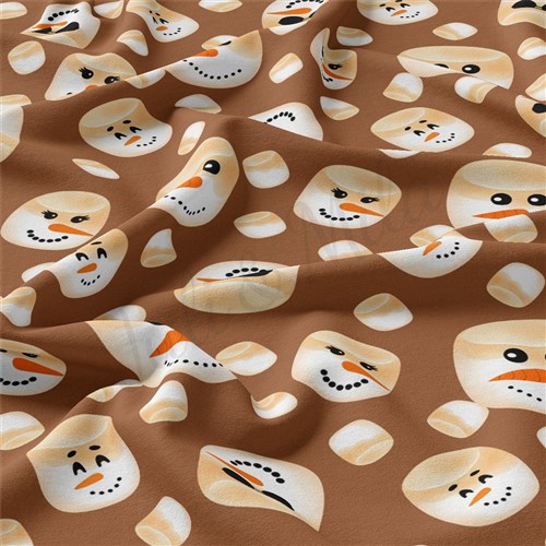 Christmas Double Brushed Polyester Fabric Jersey Stretchy Soft Polyester Stretch Fabric