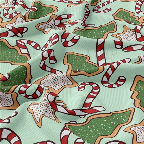 Christmas Rib Knit Fabric, RBK2078 & Get a Free $89.99 Embroidery Bundle