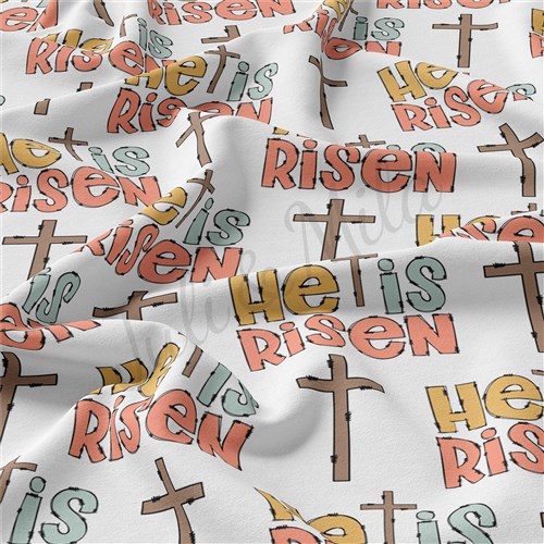 Easter Double Brushed Polyester Fabric Jersey Stretchy Soft Polyester Stretch Fabric