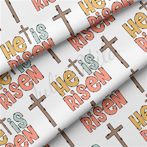 Easter Double Brushed Polyester Fabric Jersey Stretchy Soft Polyester Stretch Fabric
