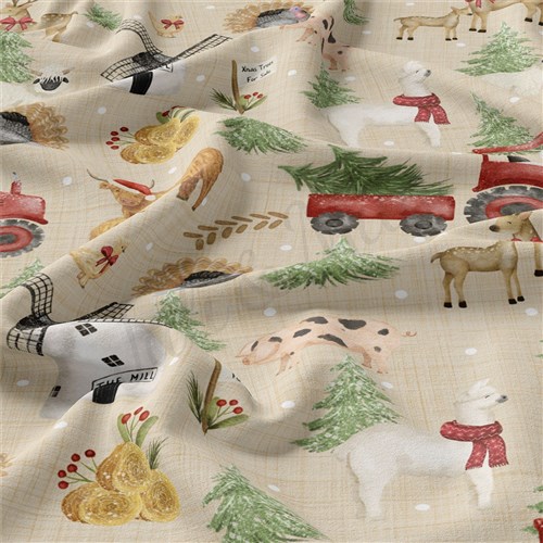 Christmas Double Brushed Polyester Fabric Jersey Stretchy Soft Polyester Stretch Fabric