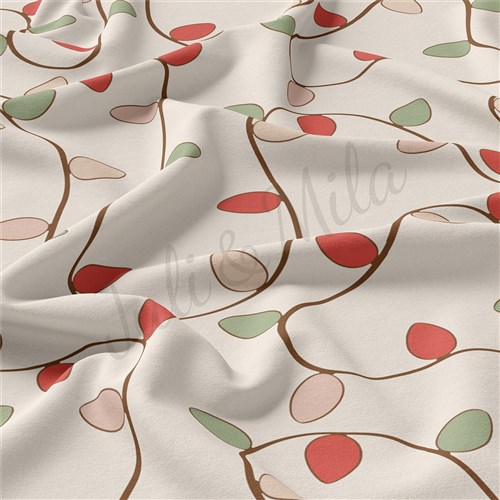 Christmas Double Brushed Polyester Fabric Jersey Stretchy Soft Polyester Stretch Fabric