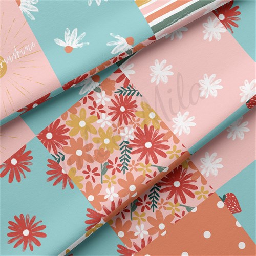 Patchwork Double Brushed Polyester Fabric Jersey Stretchy Soft Polyester Stretch Fabric