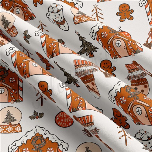 Christmas Double Brushed Polyester Fabric Jersey Stretchy Soft Polyester Stretch Fabric