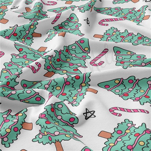 christmas Christmas Double Brushed Polyester Fabric Jersey Stretchy Soft Polyester Stretch Fabric